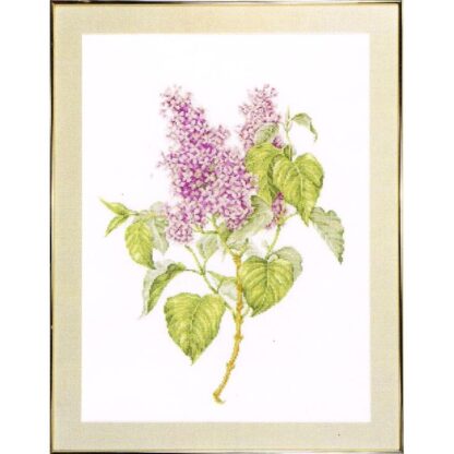 Kit point de croix Thea Gouverneur Branche de lilas 588 26x38cm