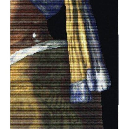 Kit point de croix Thea Gouverneur Fille à la perle d'après le tableau de J. Vermeer 582 40x50cm