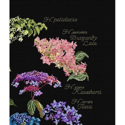 Kit point de croix Thea Gouverneur Hortensias 3067-05 44x46cm