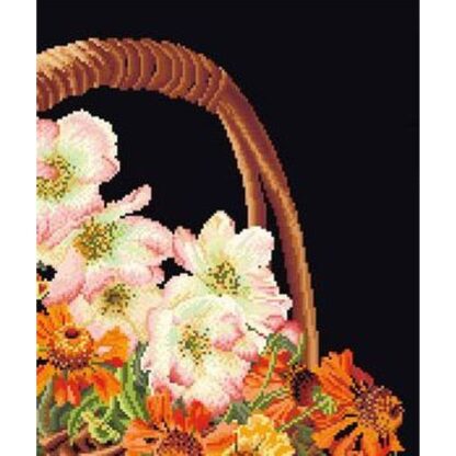 Kit point de croix Thea Gouverneur Panier de fleurs 3064-05 35x39cm