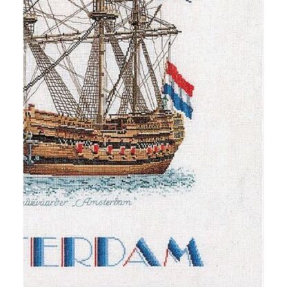 Kit point de croix Thea Gouverneur Sail 1990 Amsterdam 2020 55x66cm