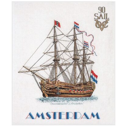 Kit point de croix Thea Gouverneur Sail 1990 Amsterdam 2020 55x66cm