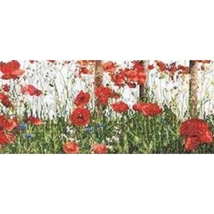 Kit point de croix Thea Gouverneur Coquelicots 546 55x22cm