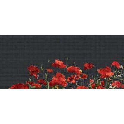 Kit point de croix Thea Gouverneur Coquelicots 546-05 55x22cm