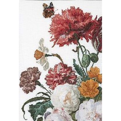 Kit point de croix Thea Gouverneur Fleurs dans un vase - Jan Davidsz 785 72x49cm