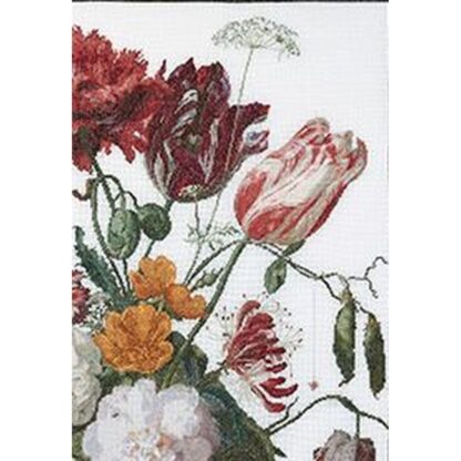 Kit point de croix Thea Gouverneur Fleurs dans un vase - Jan Davidsz 785 72x49cm