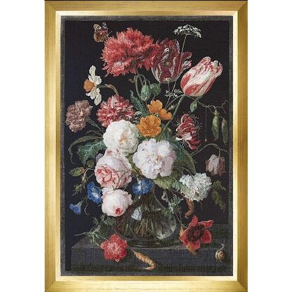 Kit point de croix Thea Gouverneur Fleurs dans un vase - Jan Davidsz 785-05 Broderiedumonde