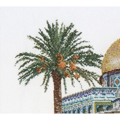 Kit point de croix Thea Gouverneur Dome of the Rock 535 29x25cm