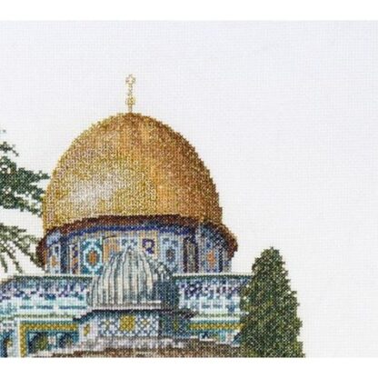 Kit point de croix Thea Gouverneur Dome of the Rock 535 29x25cm