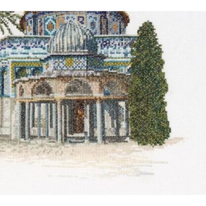 Kit point de croix Thea Gouverneur Dome of the Rock 535 29x25cm