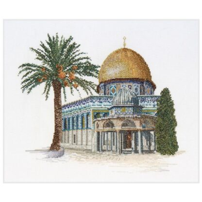 Kit point de croix Thea Gouverneur Dome of the Rock 535 29x25cm