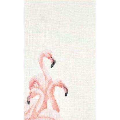 Kit point de croix Thea Gouverneur Flamants roses 1070 65x38cm