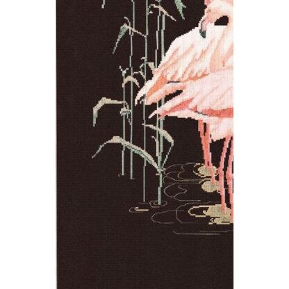 Kit point de croix Thea Gouverneur Flamants roses 1070-05 65x38cm