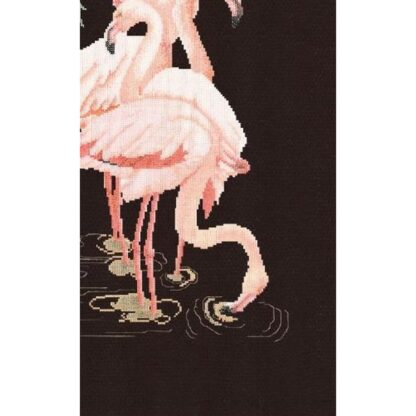 Kit point de croix Thea Gouverneur Flamants roses 1070-05 65x38cm