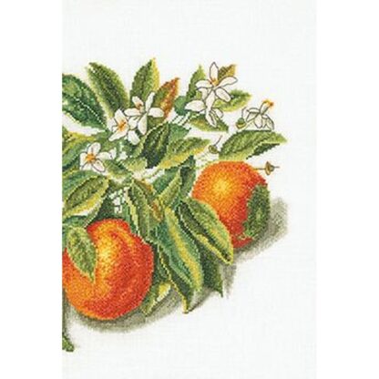 Kit point de croix Thea Gouverneur Oranges et mandarines 3061A 33x45cm