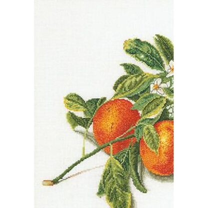 Kit point de croix Thea Gouverneur Oranges et mandarines 3061A 33x45cm