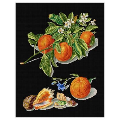 Kit point de croix Thea Gouverneur Oranges et mandarines 3061-05 33x45cm