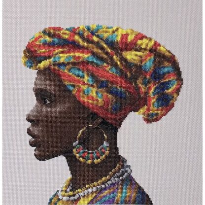 Kit point de croix RIOLIS 2164 Femme africaine 30x30cm