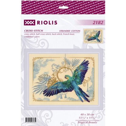 Kit point de croix RIOLIS 2182 Beauté tropicale 40x30cm