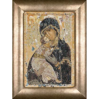 Kit point de croix Thea Gouverneur 531A Icône Our Lady of Vladimir 22x34cm