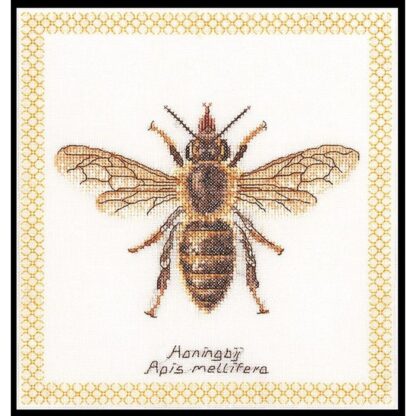 Kit point de croix Thea Gouverneur 3017 Abeille Honey Bee 20x21cm