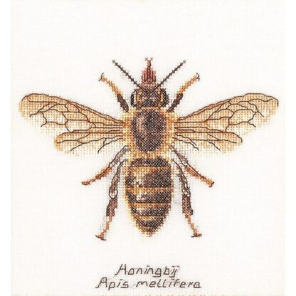 Kit point de croix Thea Gouverneur 3017A Abeille Honey Bee Broderiedumonde