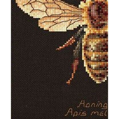 Kit point de croix Thea Gouverneur 3017-05 Abeille Honey Bee 20x21cm