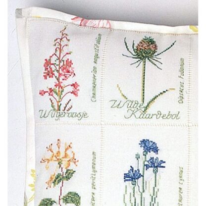 Kit point de croix Thea Gouverneur 2074 Fleurs sauvages 41x41cm