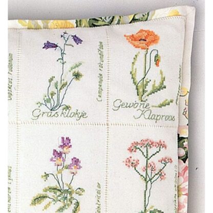 Kit point de croix Thea Gouverneur 2074 Fleurs sauvages 41x41cm