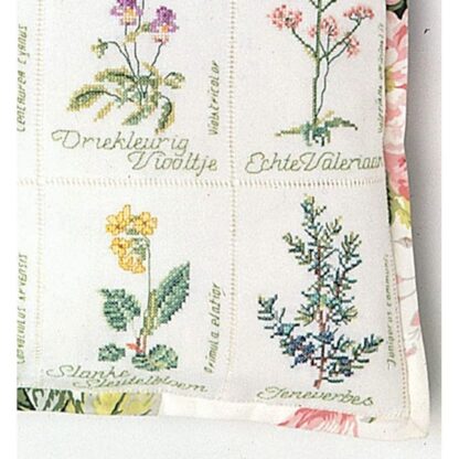 Kit point de croix Thea Gouverneur 2074 Fleurs sauvages 41x41cm