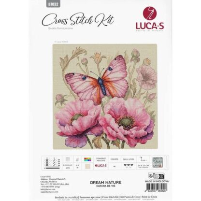 Kit point de croix Luca-S B7032 Nature de rêve 24x23cm