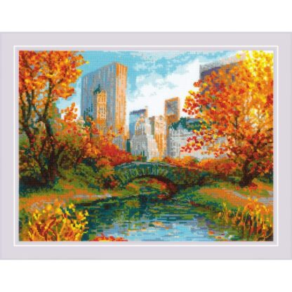 Kit point de croix RIOLIS 2094 Central Park 40x30cm