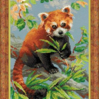 Kit point de croix  RIOLIS 1627  Pandas roux  21x30cm